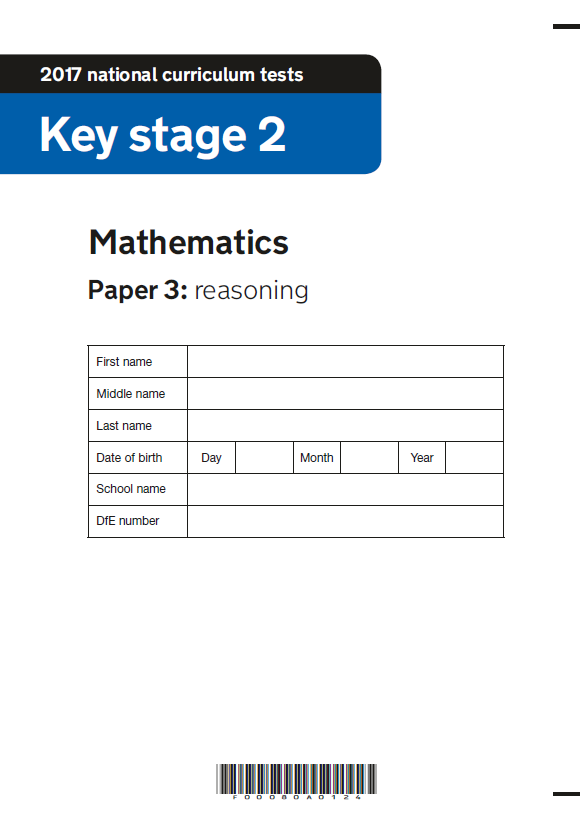 2017 SATs Paper 3