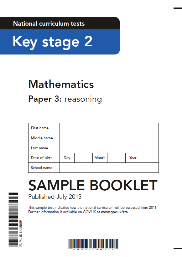 SATs Sample Paper 3