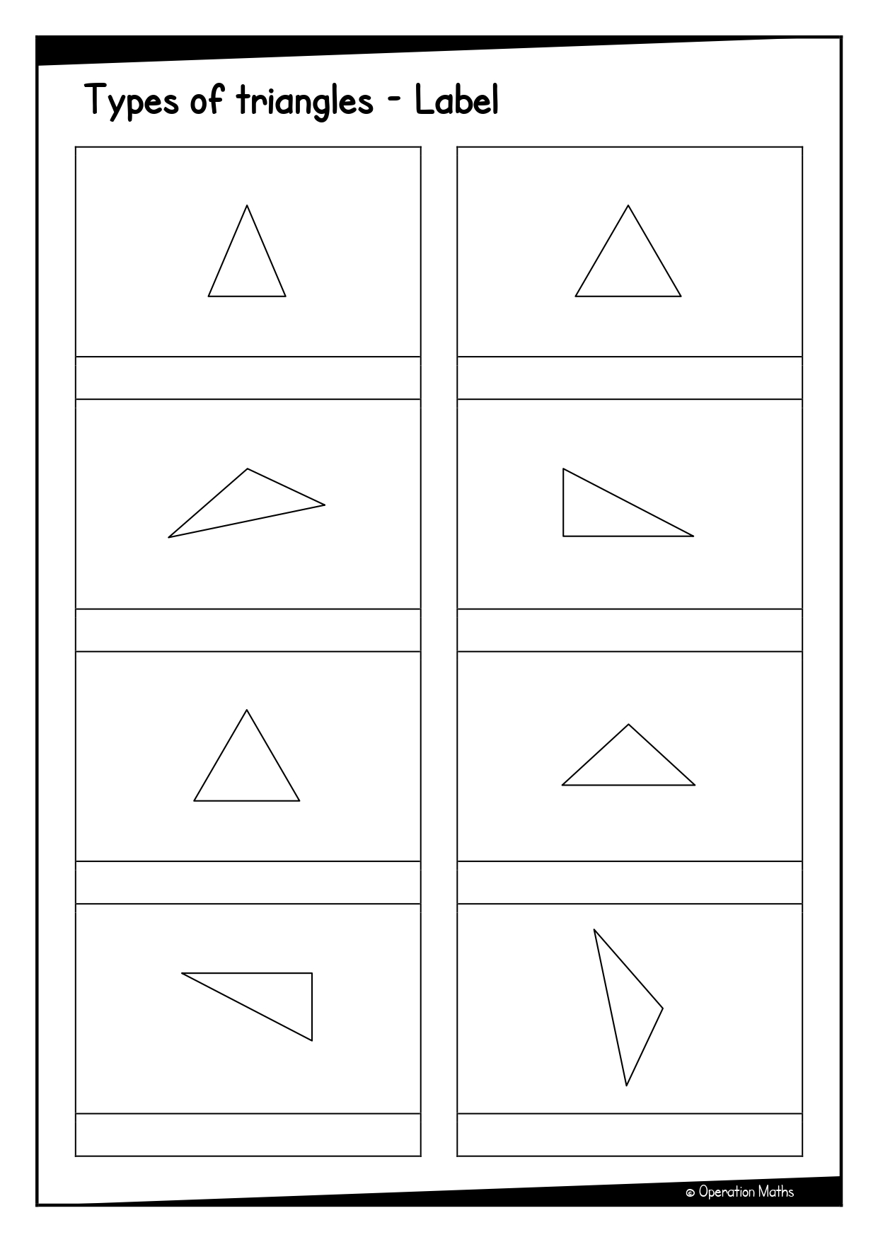 Types of triangles